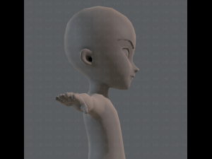 base mesh boy character v04 3D Model