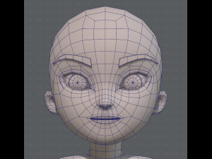 base mesh boy character v04 3D Model