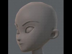 base mesh boy character v04 3D Model