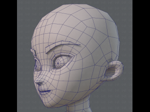 base mesh boy character v04 3D Model