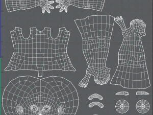 base mesh boy character v04 3D Model
