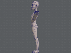base mesh man character v03 3D Модель