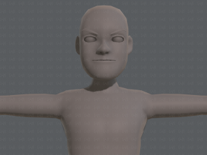 base mesh man character v03 3D Модель