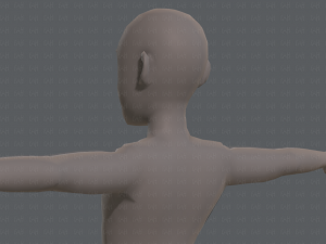 base mesh man character v03 3D Модель