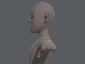 base mesh man character v03 3D Модель