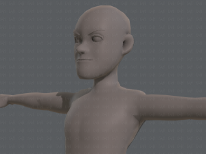 base mesh man character v03 3D Модель