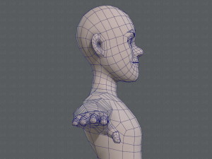 base mesh man character v03 3D Модель