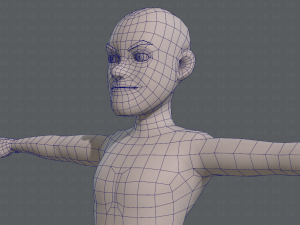 base mesh man character v03 3D Модель