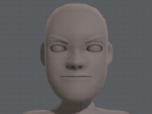 base mesh man character v03 3D Модель
