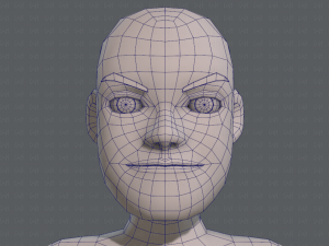 base mesh man character v03 3D Модель