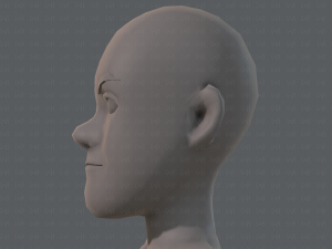 base mesh man character v03 3D Модель
