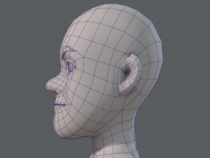 base mesh man character v03 3D Модель