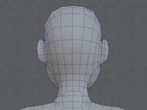 base mesh man character v03 3D Модель