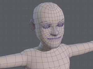 base mesh man character v03 3D Модель