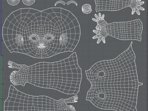 base mesh girl characterv02 3D Model