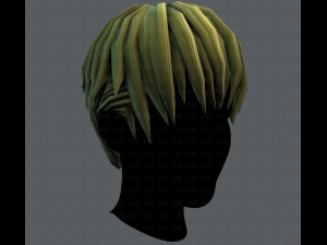 3d hair style for man v04 3D Модель