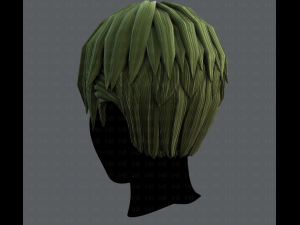3d hair style for man v04 3D Модель