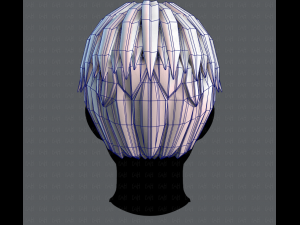 3d hair style for man v04 3D Модель