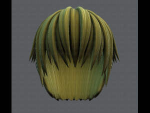 3d hair style for man v04 3D Модель