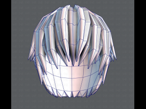 3d hair style for man v04 3D Модель