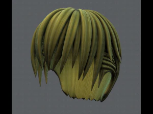 3d hair style for man v04 3D Model