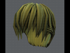 3d hair style for man v04 3D Модель
