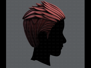 3d hair style for man v05 3D Модель