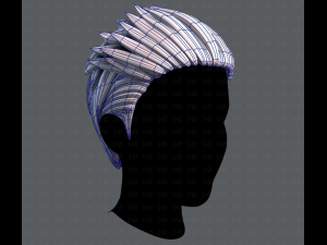 3d hair style for man v05 3D Модель