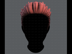 3d hair style for man v05 3D Модель