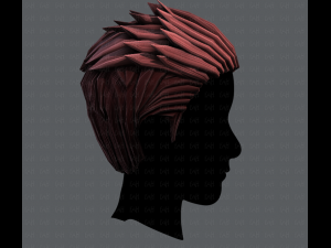 3d hair style for man v05 3D Модель
