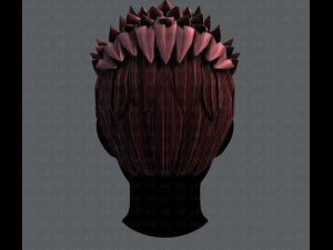 3d hair style for man v05 3D Модель