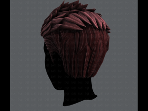 3d hair style for man v05 3D Модель