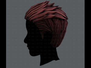 3d hair style for man v05 3D Модель