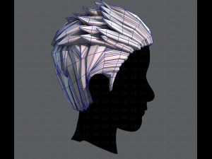 3d hair style for man v05 3D Модель