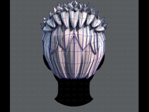 3d hair style for man v05 3D Модель