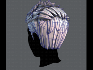3d hair style for man v05 3D Модель