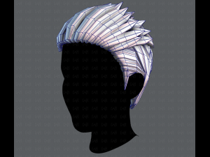 3d hair style for man v05 3D Модель