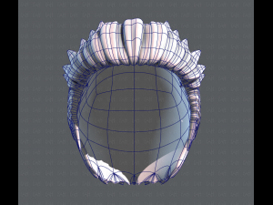 3d hair style for man v05 3D Модель