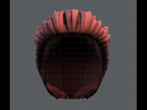 3d hair style for man v05 3D Модель
