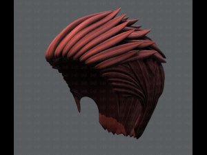 3d hair style for man v05 3D Модель