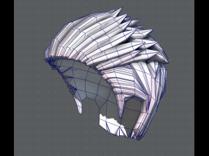 3d hair style for man v05 3D Модель