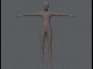 base mesh man character v04 3D मॉडल