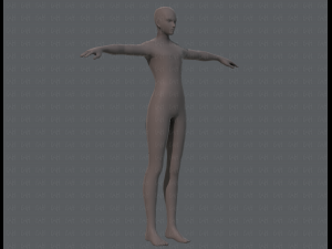 base mesh man character v04 3D मॉडल