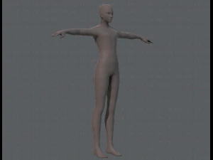 base mesh man character v04 3D Model