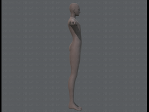 base mesh man character v04 3D मॉडल