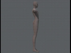 base mesh man character v04 3D Model