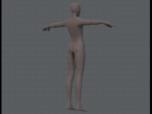 base mesh man character v04 3D मॉडल