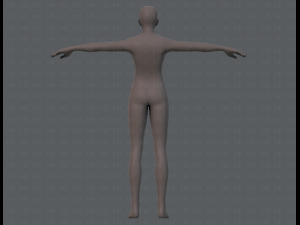 base mesh man character v04 3D मॉडल