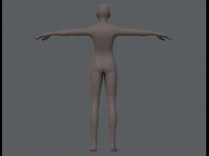 base mesh man character v04 3D Model