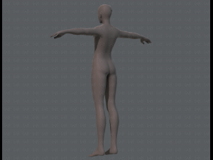base mesh man character v04 3D मॉडल